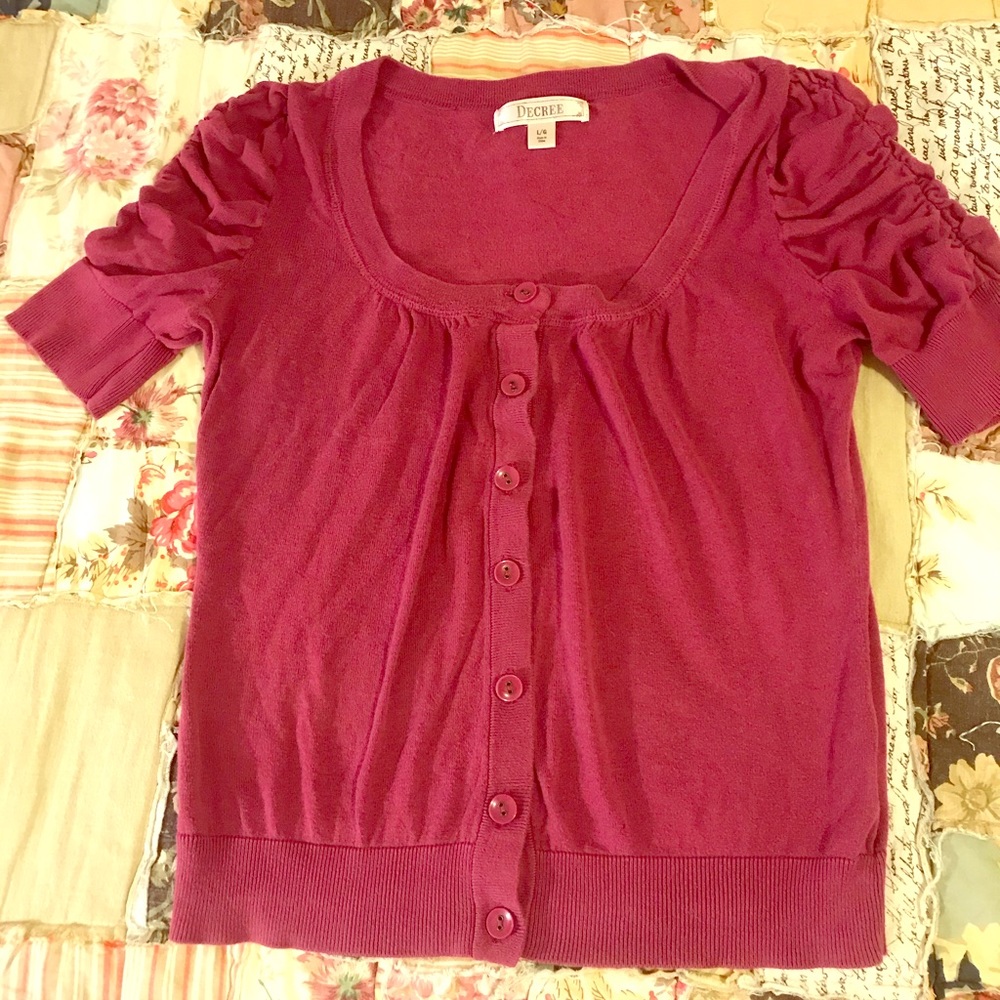 Formal Pink Cardigan